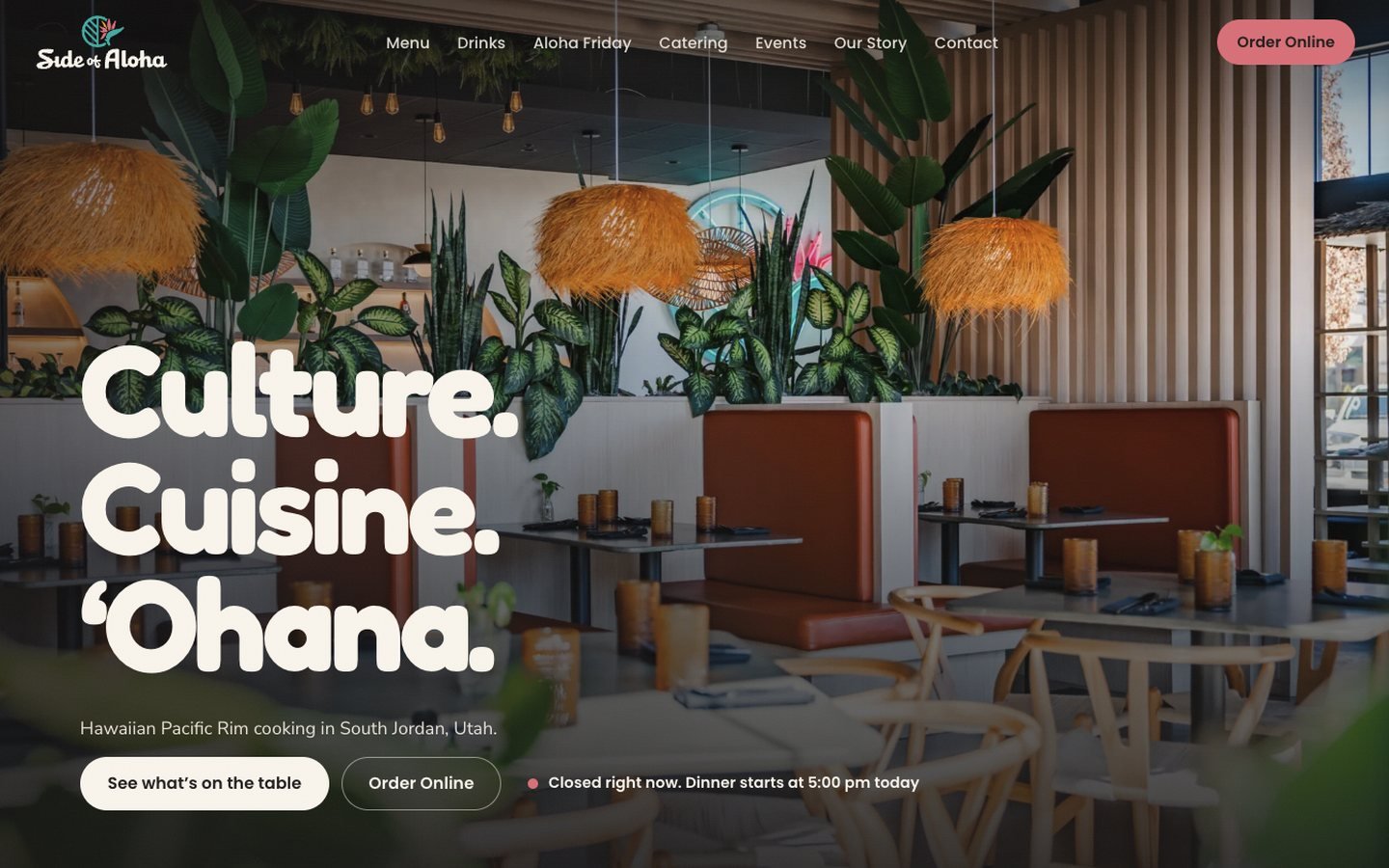 Side of Aloha website